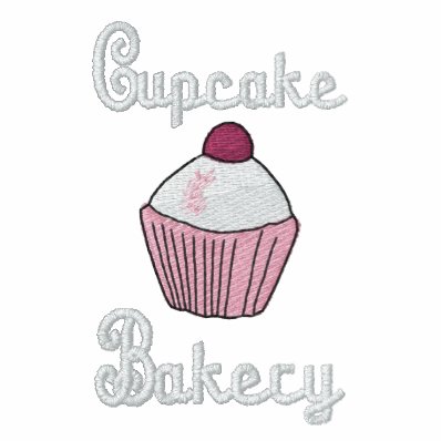 CUSTOMIZE - Embroidered Cupcake Bakery Logo Embroidered Jackets