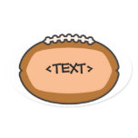 CUSTOMIZE FOOTBALL DESIGN, <TEXT> STICKER