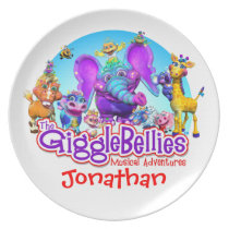 Customize Fun Plate with "The GiggleBellies"