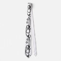 Customize Funky B&W Necktie Tie