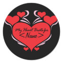 Customize Heart Beats for, <Name> sticker