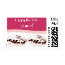 Customize Horse Birthday Invitations and Cards Postage Stamps
