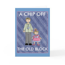 Customize It! Dad and Daughter cards