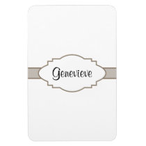 Customize It! Nameplate magnets