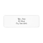 Customize It! Solid Pattern Base Custom Return Address Labels