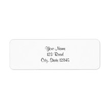 Customize It! Solid Pattern Base Custom Return Address Labels