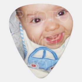 Customize it with Your photo and text Guitar pick