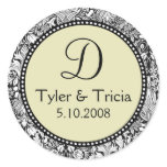Customize Me! ...Monogram Wedding Sticker