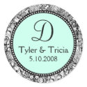Customize Me! ...Monogram Wedding Sticker