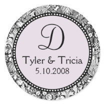 Customize Me! ...Monogram Wedding Sticker stickers