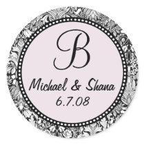 Customize Me! ...Monogram Wedding Sticker
