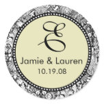 Customize Me ...Monogram Wedding Stickers