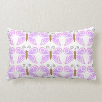 Customize Name Butterfly Throw Pillows