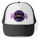 Customize Pastel Skulls and Flames , <TEXT> hats by customize_it Customize Pastel Skulls and Flames , <TEXT> hats