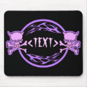 Customize Pastel Skulls and Flames , <TEXT> mousepads by customize_it Customize Pastel Skulls and Flames , <TEXT> mousepads