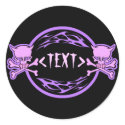 Customize Pastel Skulls and Flames , <TEXT> stickers by customize_it Customize Pastel Skulls and Flames , <TEXT> stickers