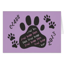 Customize Photo - CLASS of 2013 PAWS - Graduation cards