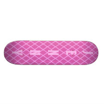 customize pink pattern skate deck