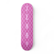 customize pink pattern skateboards