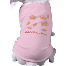 Customize Pretty pastel flowers pet clothing by DonnaGrayson Customize Pretty pastel flowers pet clothing