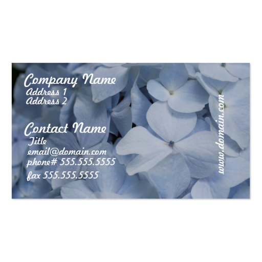 Customize Product Business Card Templates (front side)