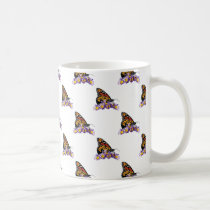 Customize ProductMonarch Butterfly on Asters mugs