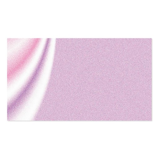 Customize Purple abstract draping Business Card (back side)