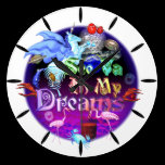 Customize See in dreams clock by Valxart wall clocks