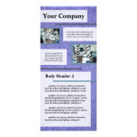 Customize the Color-Gravel Geometric Template Full Color Rack Card