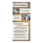 Customize the Color-Micro Lilypads Geo Template Custom Rack Cards