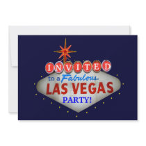 Customize the Las Vegas Welcome Sign invitations