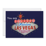 Customize the Las Vegas Welcome Sign invitation