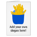 Customize this French Fries graphic Card