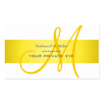 Customize this monogram business card