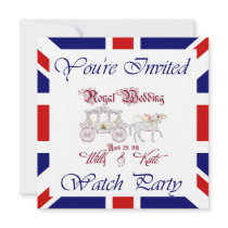 Customize THIS Royal Wedding Watch Party Invite