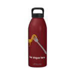 Customize this Spaghetti Pasta graphic Reusable Water Bottles