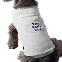Customize Thought Bubble pet clothing
