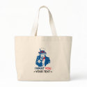 CUSTOMIZE UNCLE SAM WANT YOU, <YOUR TEXT> bags