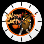 Customize Want coffee clock by valxart.com wall clocks