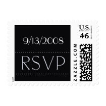 Customize with your date RSVP Stamp
