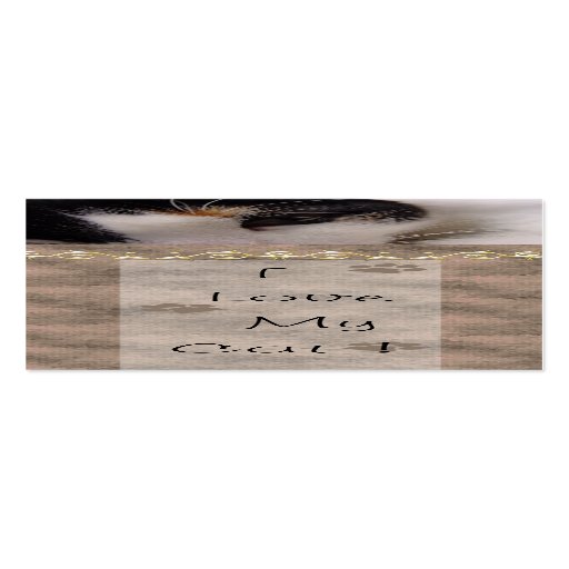 Customize with your Dog or Cat Picture Bookmark Business Card Templates