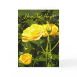 *Customize* Yellow Roses Greeting Card *Customize* Yellow Roses Greeting Card