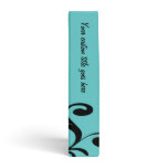 Customize your color butterfly swirls avery binder