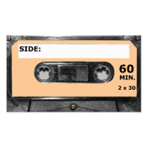Customize Your Color Cassette Business Card Template