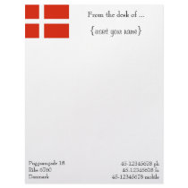 Customize Your Dannebrog! letterhead