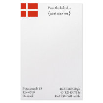 Customize Your Dannebrog! stationery