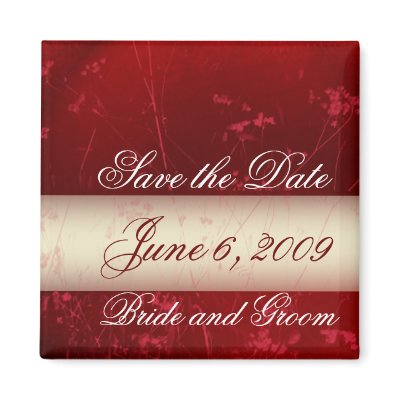 Customize your date Save the Date Fridge Magnet