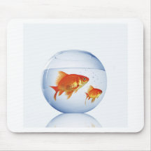 CUSTOMIZE YOUR FISH BOWL ITEMS MOUSE PADS