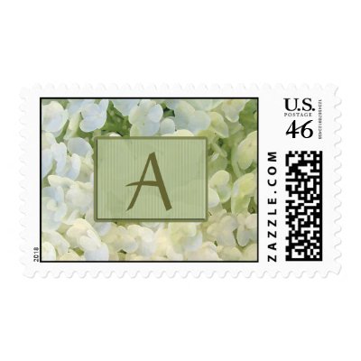 Customize your monogram postage stamp