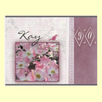 Customize your own 90th birthday postcards